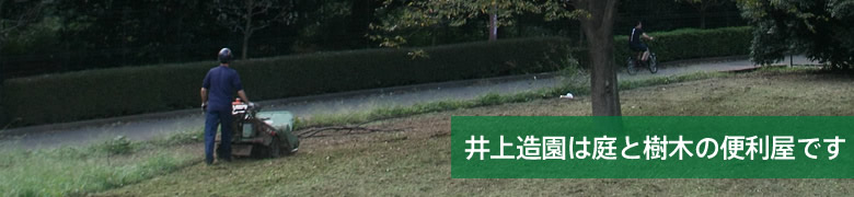 井上造園は庭・樹木に関する便利屋です